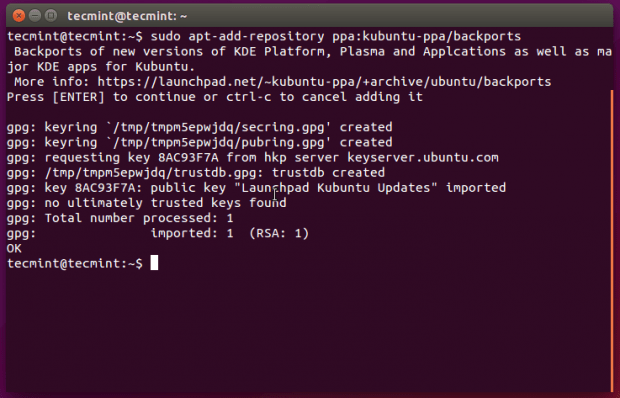 Cara Install KDE Plasma 5.3 di Ubuntu 14.04 - 15.04