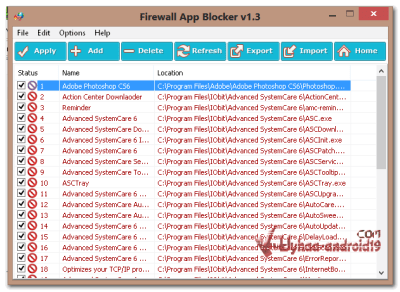 CARA MUDAH BLOCKIR PROGRAM DENGAN FIREWALL