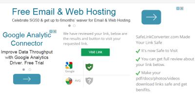 Cara Mudah melewati Safelink review Terbaru