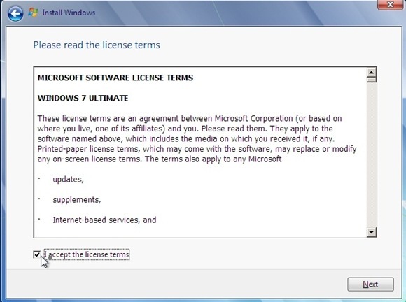 centang-i-accept-the-license-terms
