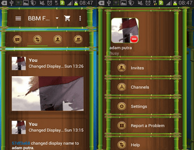 BBM Mod 2.9 Apk Beta Bambu Themes