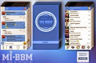 BBM MOD Mi-BBM_BlueMix terbaru 