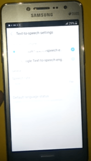 text-to-speech settings